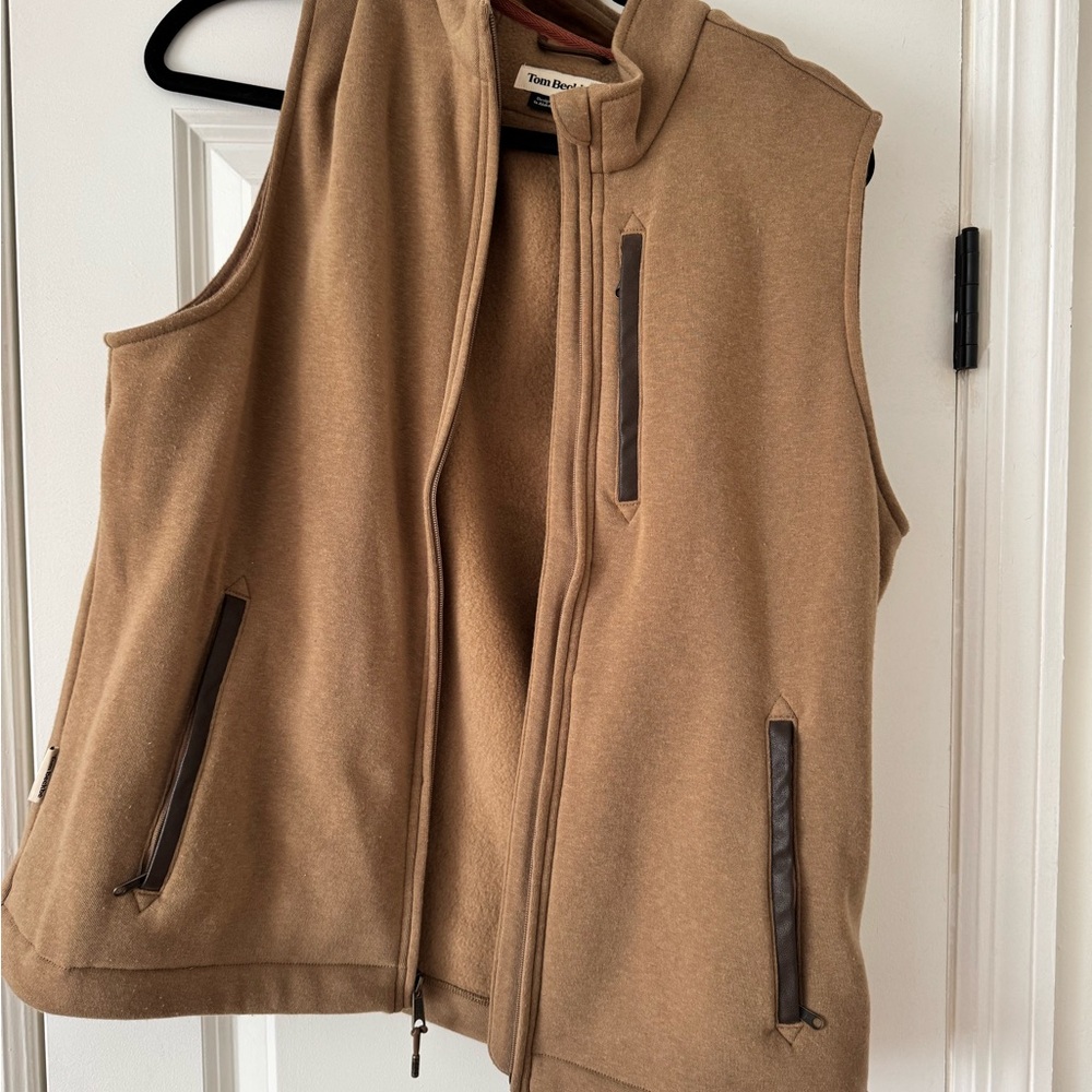 Tom Beckbe Tan Vest for Men